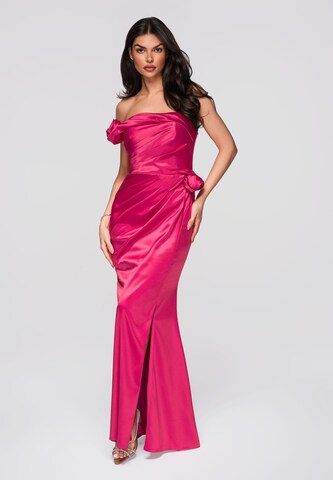 Ombre Kleid in Pink: Vorderseite
