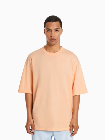 Bershka Majica | oranžna barva: sprednja stran