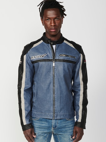 Giacca di mezza stagione di KOROSHI in blu: frontale