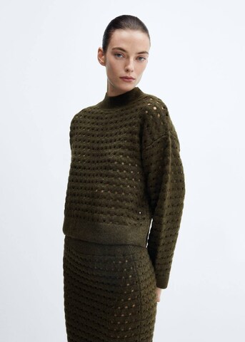 MANGO Sweater 'Pescador' in Green: front