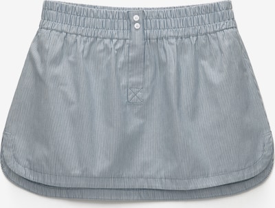 Pull&Bear Suknja u sivkasto plava / bijela, Pregled proizvoda
