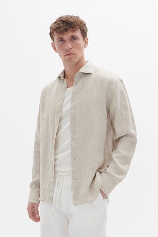 Coupe regular Chemise 'MAMarc' Matinique en gris : devant