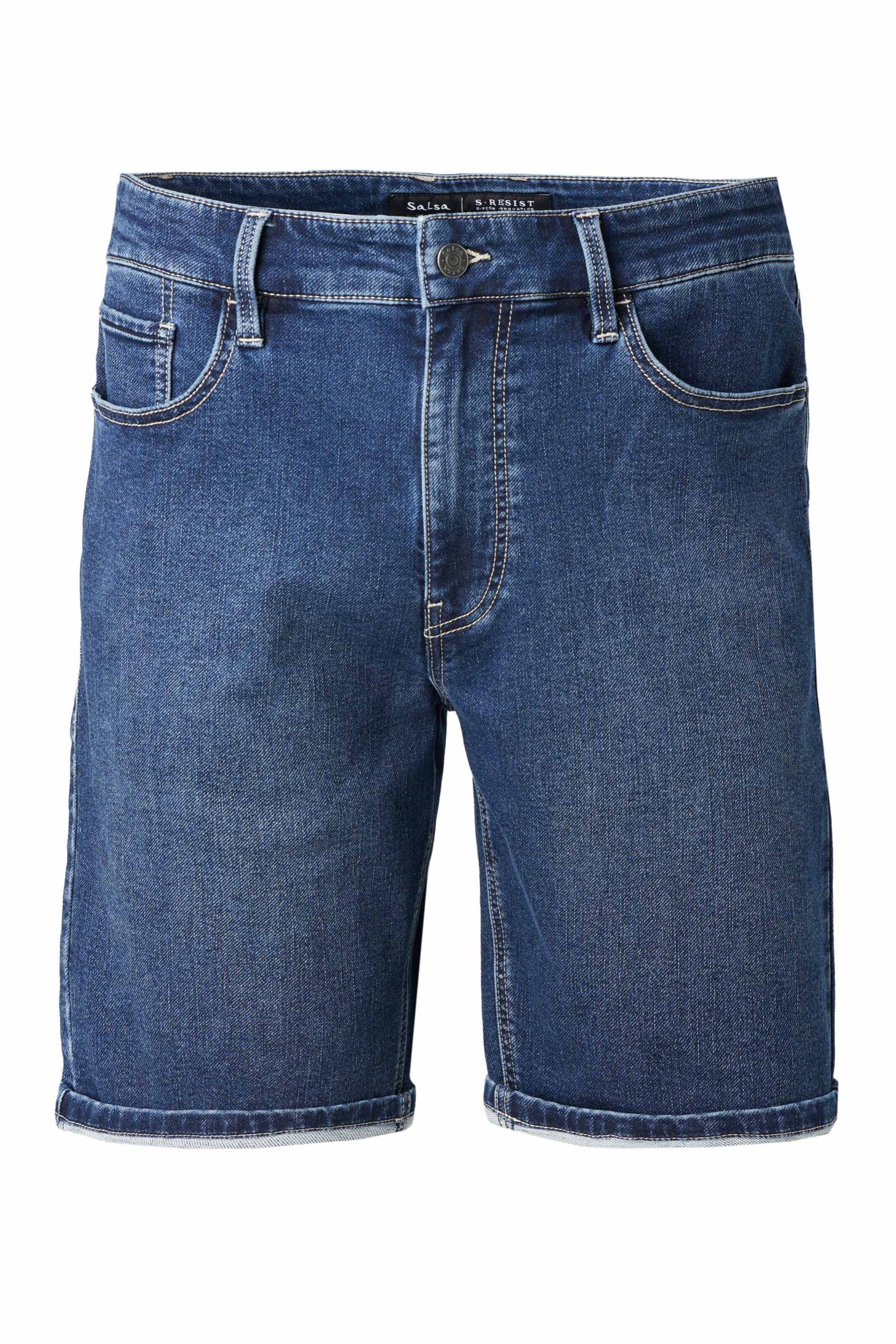 Salsa Jeans Shorts in Blau: Vorderseite