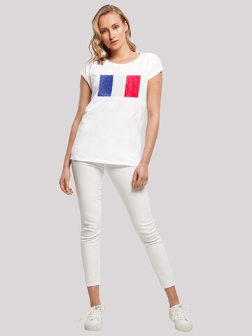 F4NT4STIC Shirt 'France Frankreich Flagge' in Wit