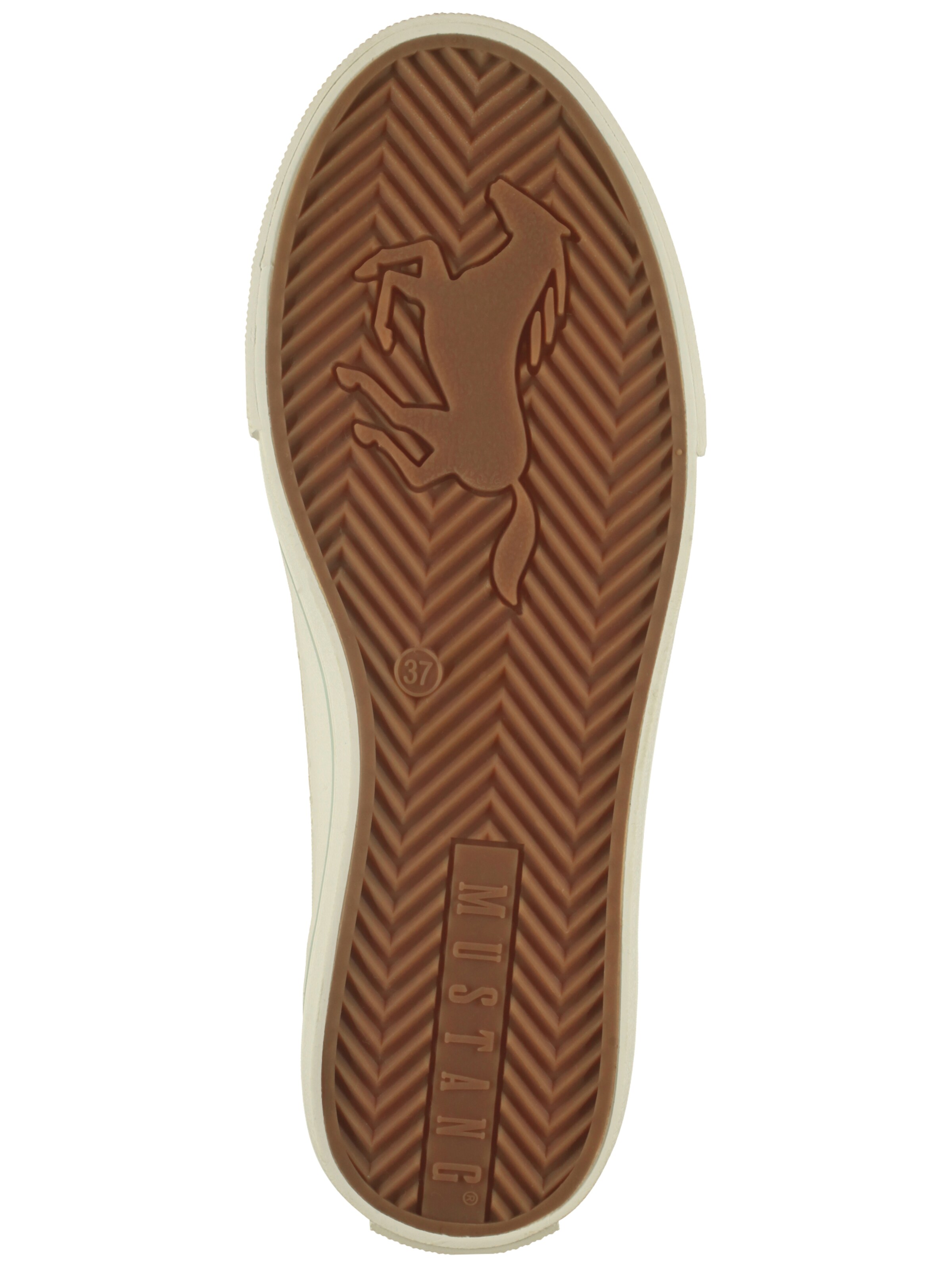 Baskets basses MUSTANG en blanc