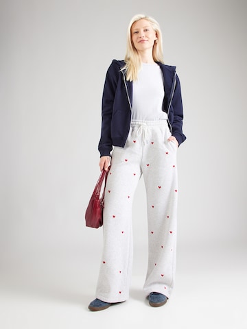 Abercrombie & Fitch - Pierna ancha Pantalón 'SUNDAY' en gris