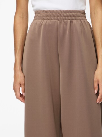 VILA Loose fit Pants 'VILoana' in Brown