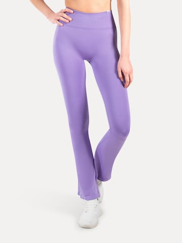 évasé Leggings ' Oriana ' Smilodox en violet