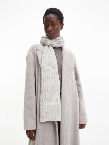 Calvin Klein Scarf in Grey: front