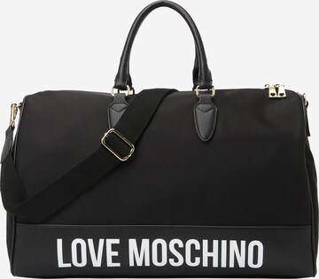 Love Moschino Reistas 'City Lovers' in Zwart: voorkant