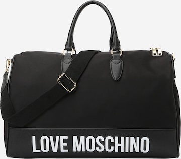 Love MoschinoPutna torba 'City Lovers' - crna boja: prednji dio