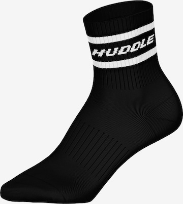 Chaussettes Huddle en noir : devant