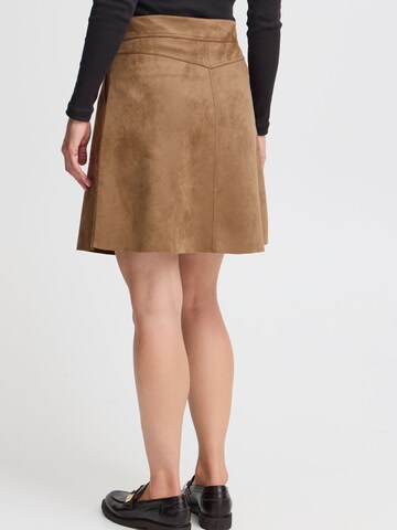 Jupe 'June' Oxmo en marron