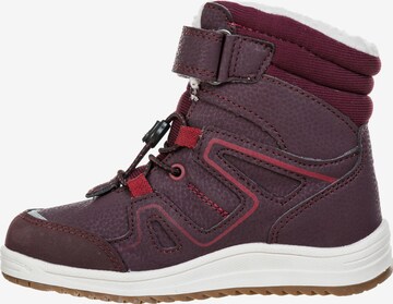 ZigZag Snow Boots 'Rincet' in Red: front