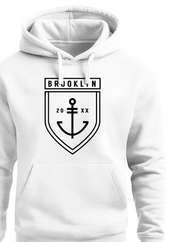 Neverless Sweatshirt 'Brooklyn Anker' in White