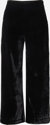 Wide leg Pantaloni 'Lykke' de la Lindex pe negru: față