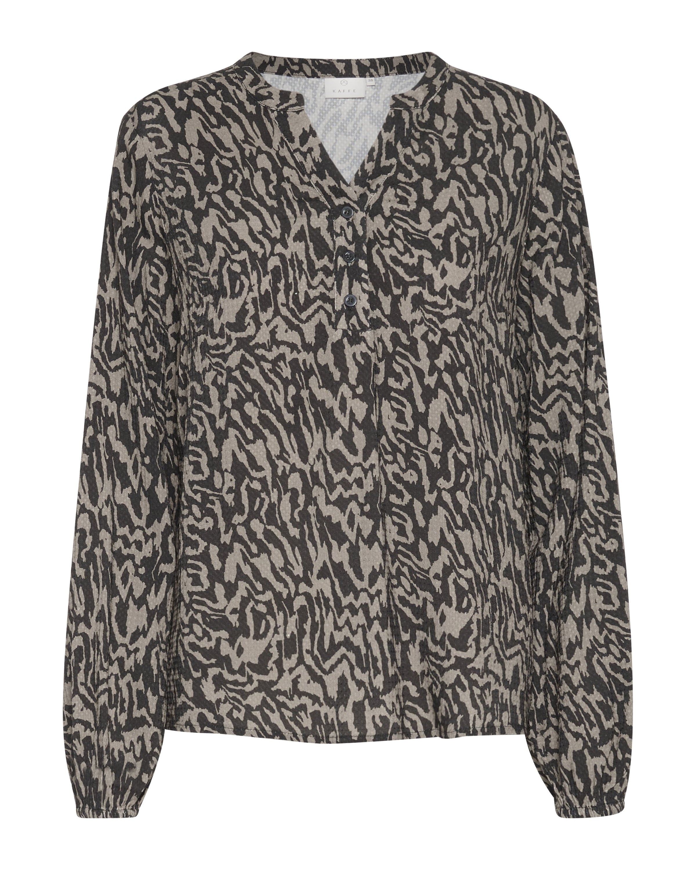 Kaffe Bluse 'KA Mathilde' in Schwarz: Vorderseite