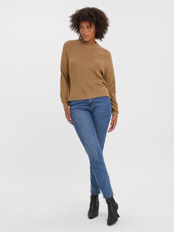 VERO MODA Pullover 'LEXSUN' in Braun