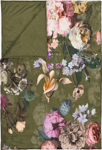 ESSENZA Blankets 'Fleur' in Green: front