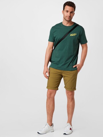 Regular Pantalon chino TOM TAILOR DENIM en vert