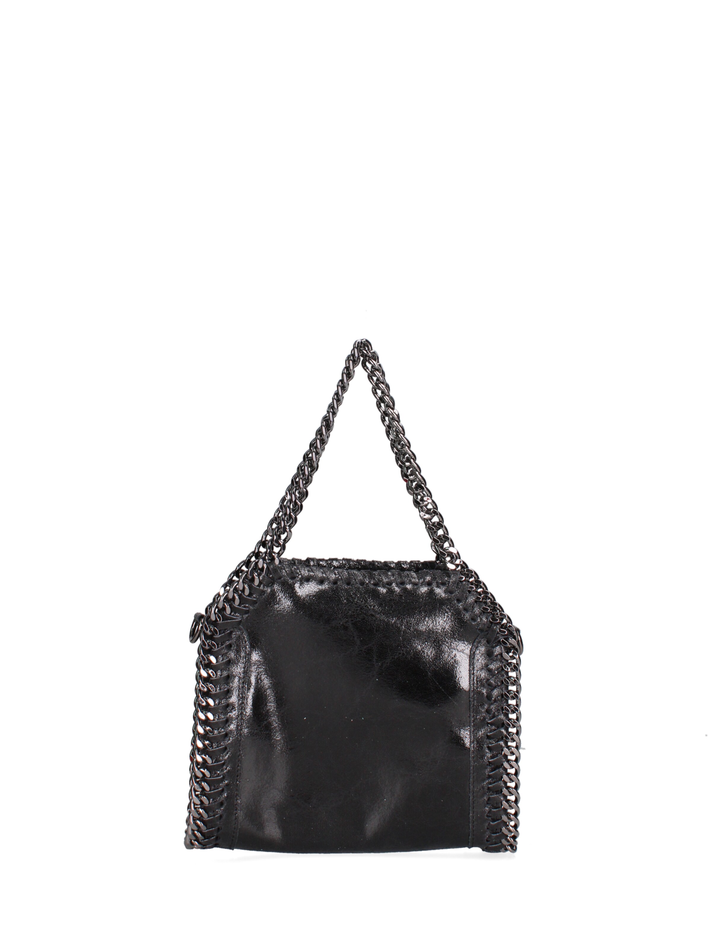 Borsa a mano 'Borsa a mano donna pelle scamosciata stampata con zip - Zefira Chic' di Gave Lux in nero: frontale