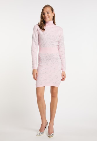 myMo at night Knitted dress in Pink