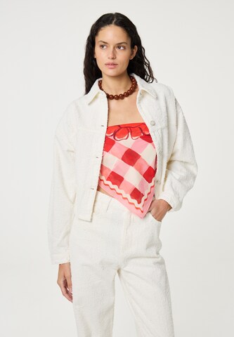 Veste mi-saison Fabienne Chapot en beige : devant