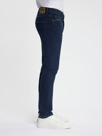 Maskovick Slimfit Jeans 'MASKOVICK - Heren Jeans - Slim Fit - Milano – Stretch - Denim Broek' in Zwart
