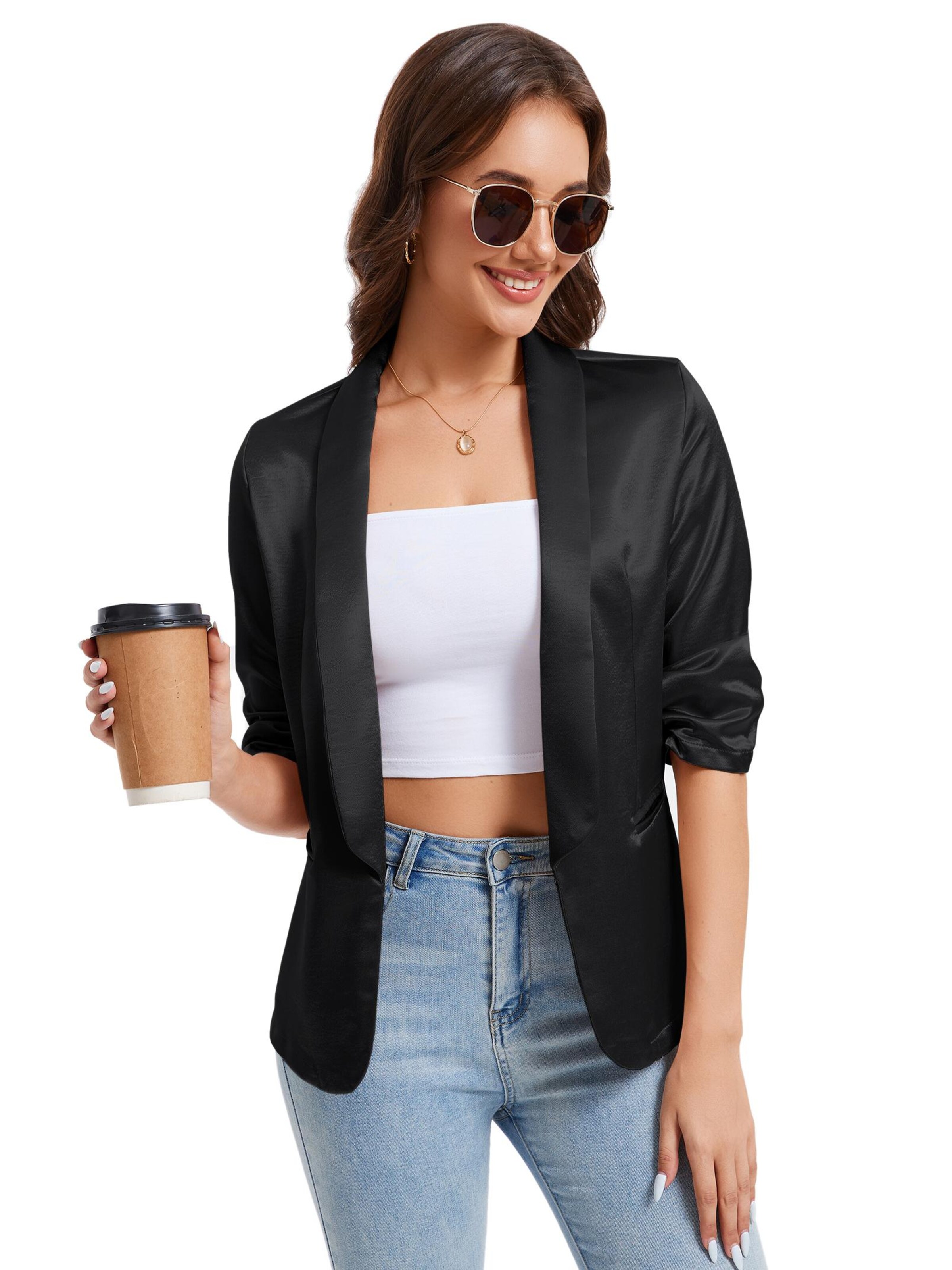 Yesfashion Blazer in Black