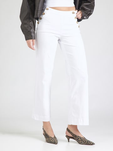 Wide Leg Jean 'ONLMadison' ONLY en blanc : devant