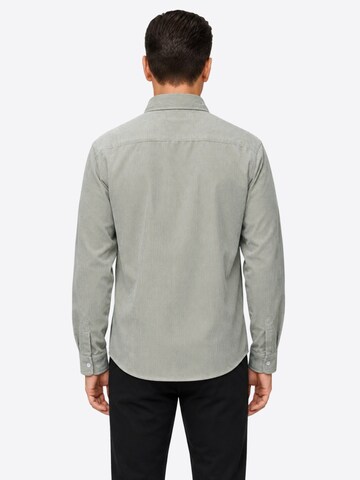 ALLTHEMEN Regular fit Button Up Shirt 'Tupfer' in Beige