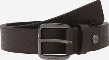 Ceinture Calvin Klein en marron : devant