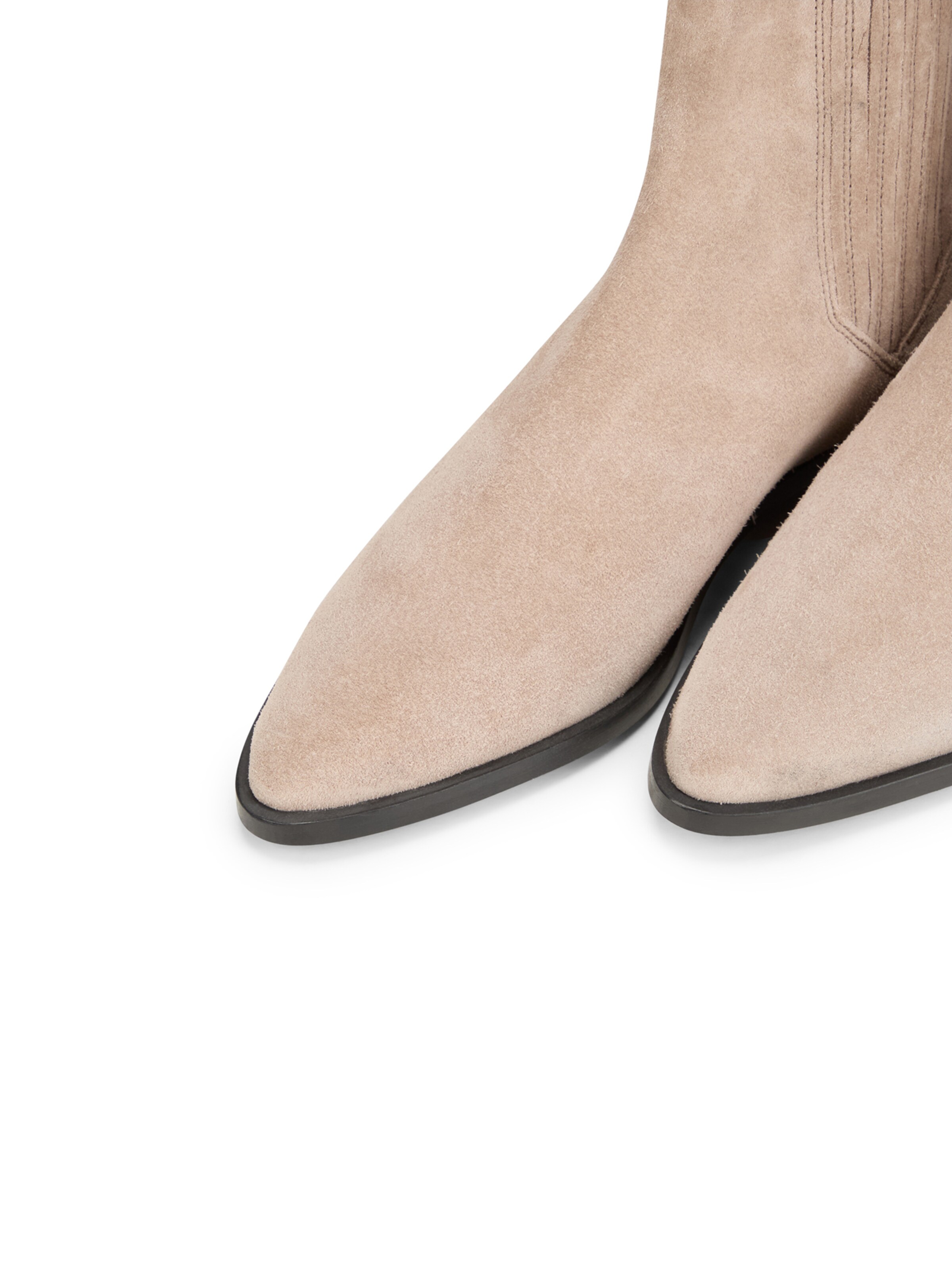 JOOP! Cowboy boot 'Velluto Lou' in Beige