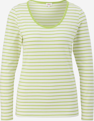 s.Oliver Shirt in Groen: voorkant