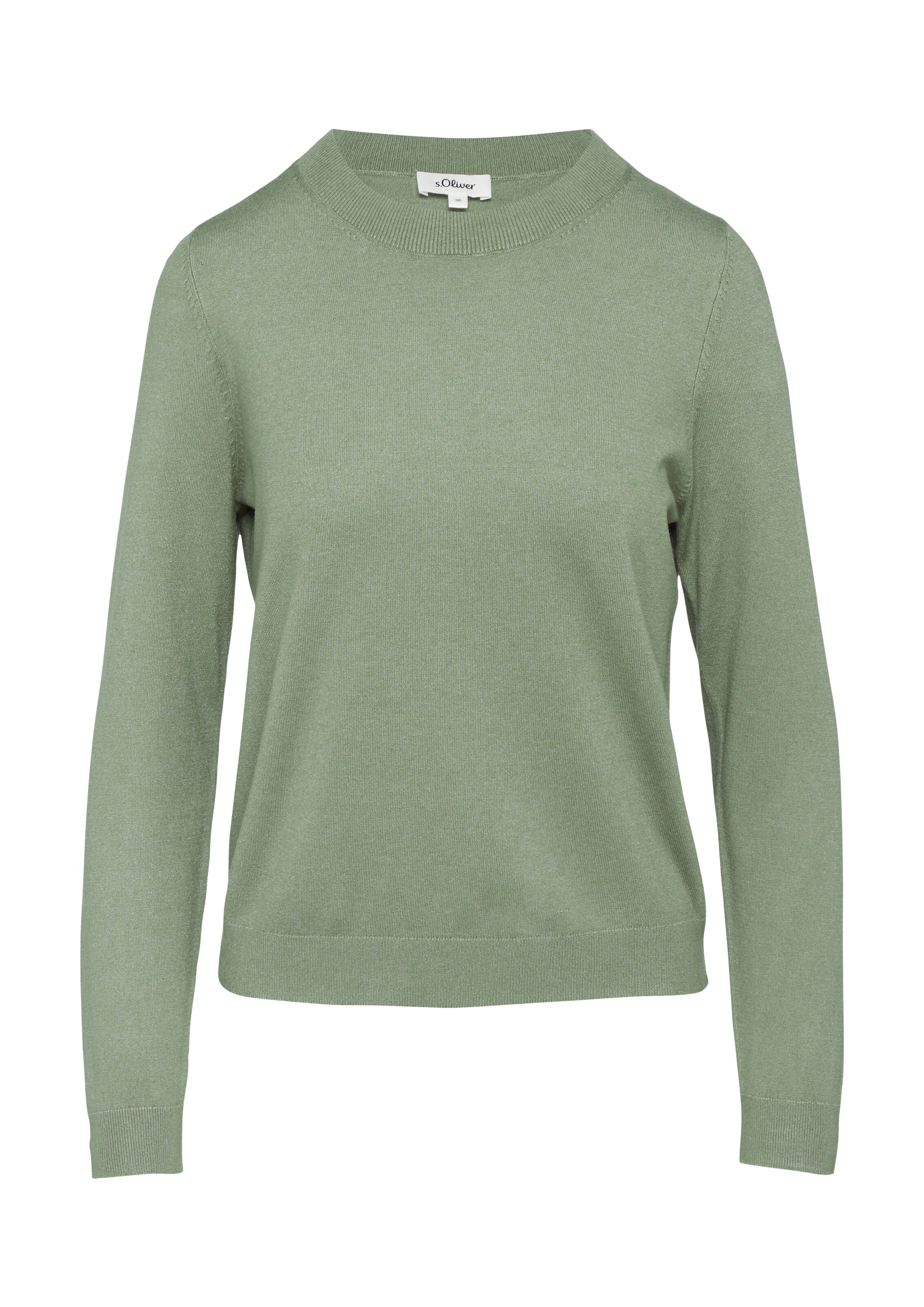 s.Oliver Pullover in Grün: Vorderseite