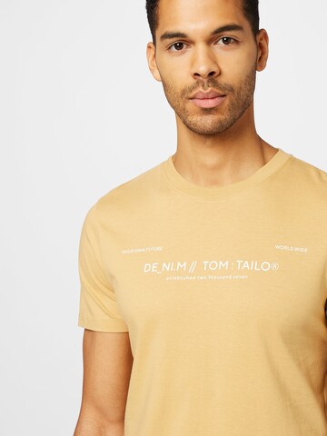 TOM TAILOR DENIM T-shirt i brun