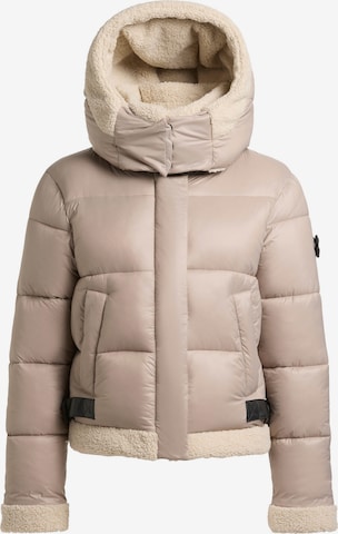 khujo Зимняя куртка 'NESSIE2' в Бежевый: спереди