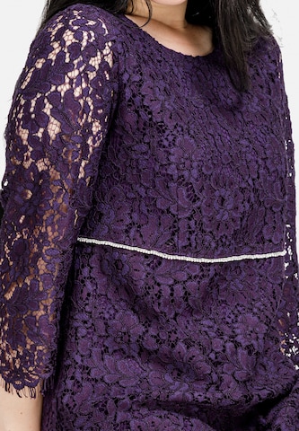 Robe de cocktail HELMIDGE en violet