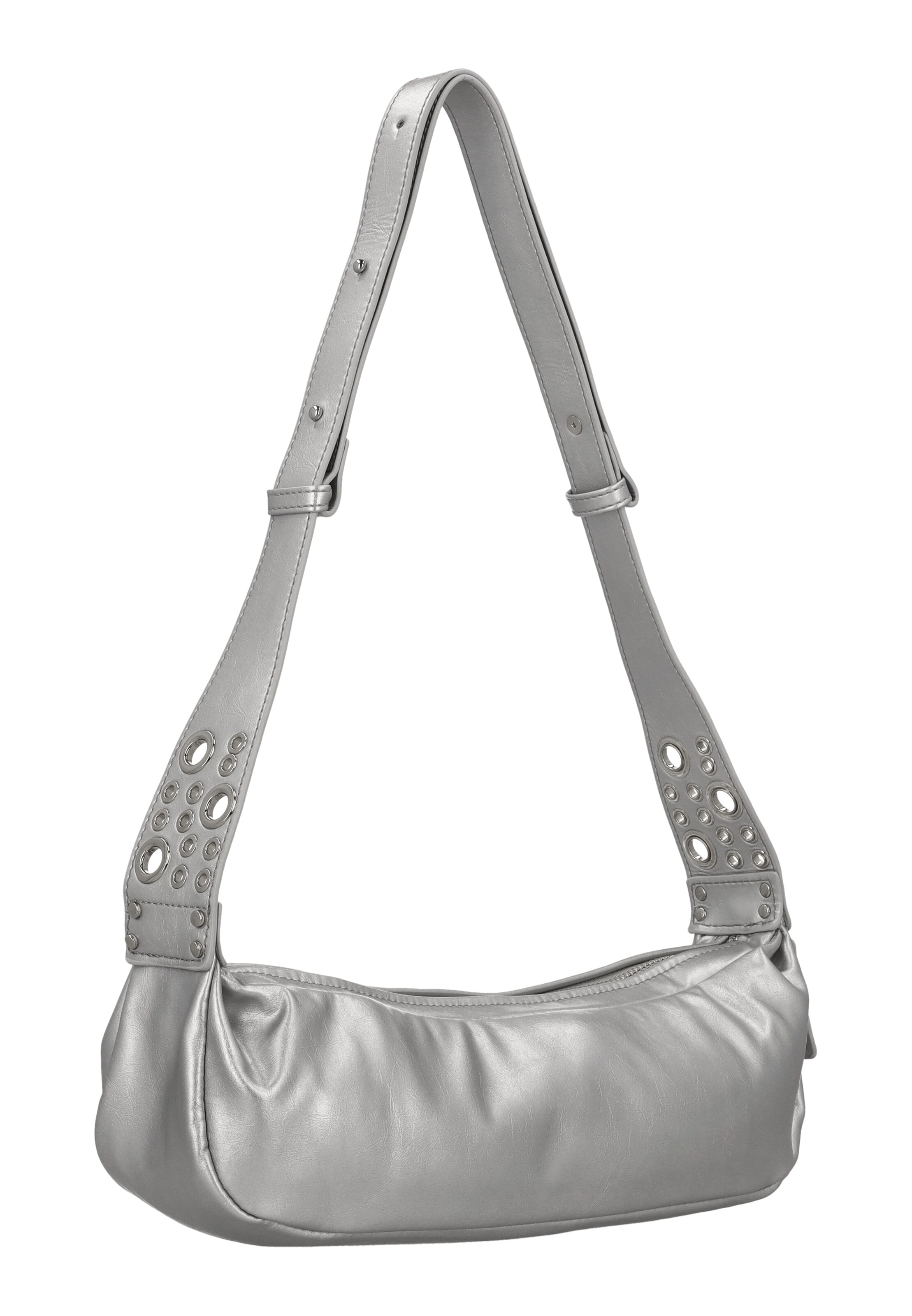 Sac bandoulière myMo ROCKS en argent