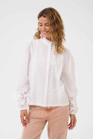 Cream Blouse 'CRChloe' in White: front