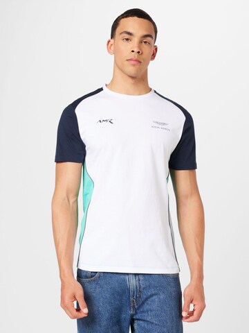 Hackett London T-Shirt 'AMR' in Weiß: predná strana