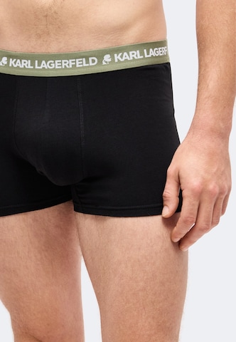 Boxers Karl Lagerfeld en noir : sur le côté