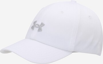 UNDER ARMOUR Athletic Cap 'Blitzing' in White: front