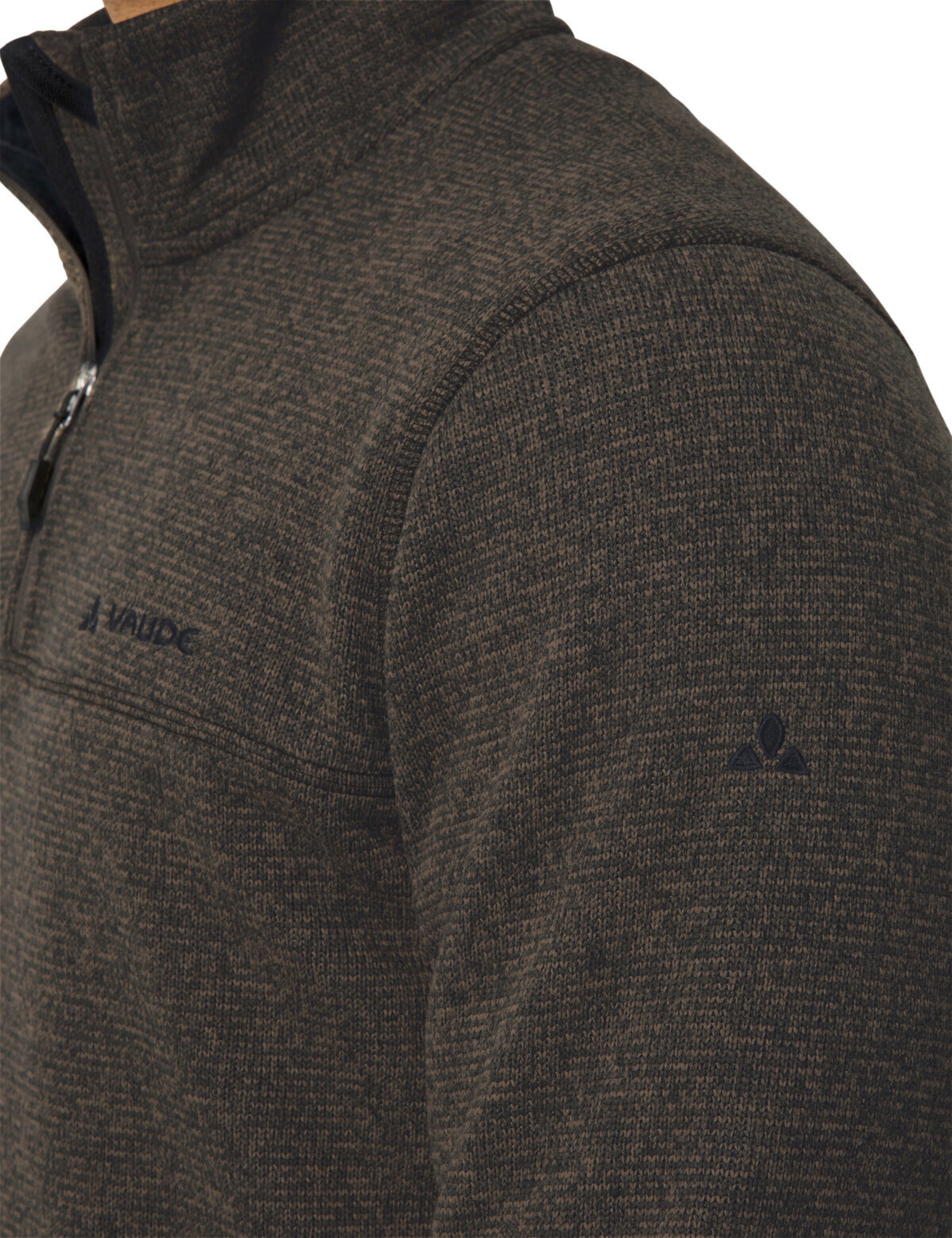 VAUDE Sports sweater 'Rienza III' in Brown