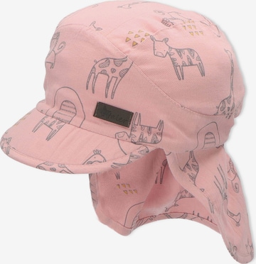 STERNTALER Beanie in Pink: front