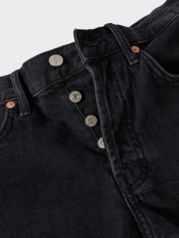 MANGO Regular Jeans 'HAILEY' in Zwart