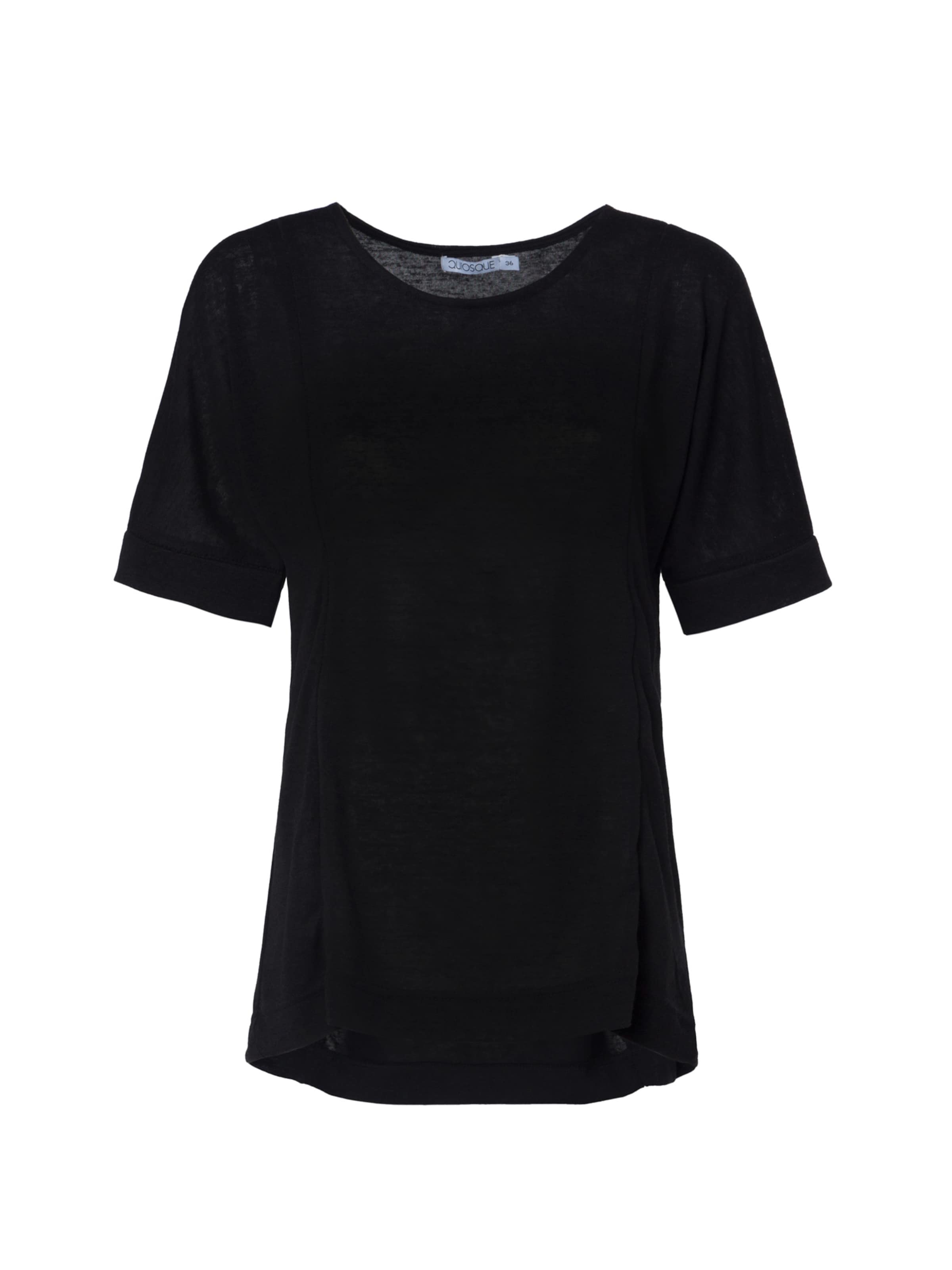 Tricou '1OC002' de la Quiosque pe negru: față