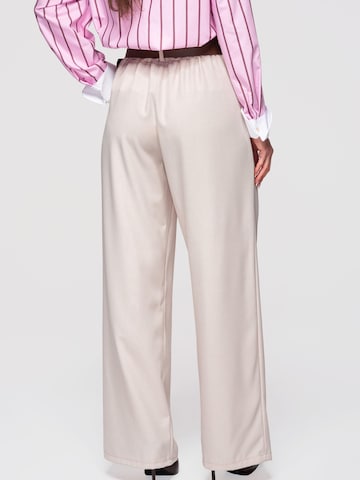 Ombre Wide leg Trousers in Beige