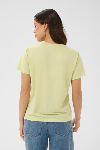 SAINT TROPEZ - Camisa 'SZHaga' em amarelo