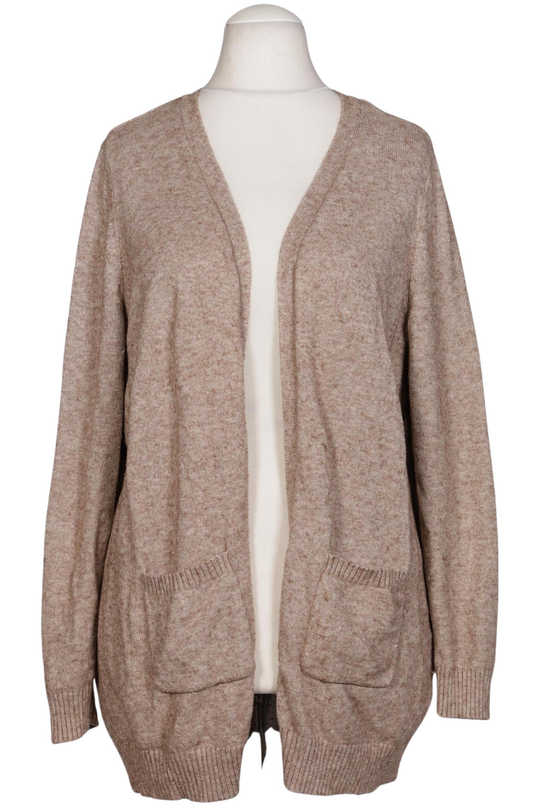 ONLY Carmakoma Sweater & Cardigan in S in Beige: front